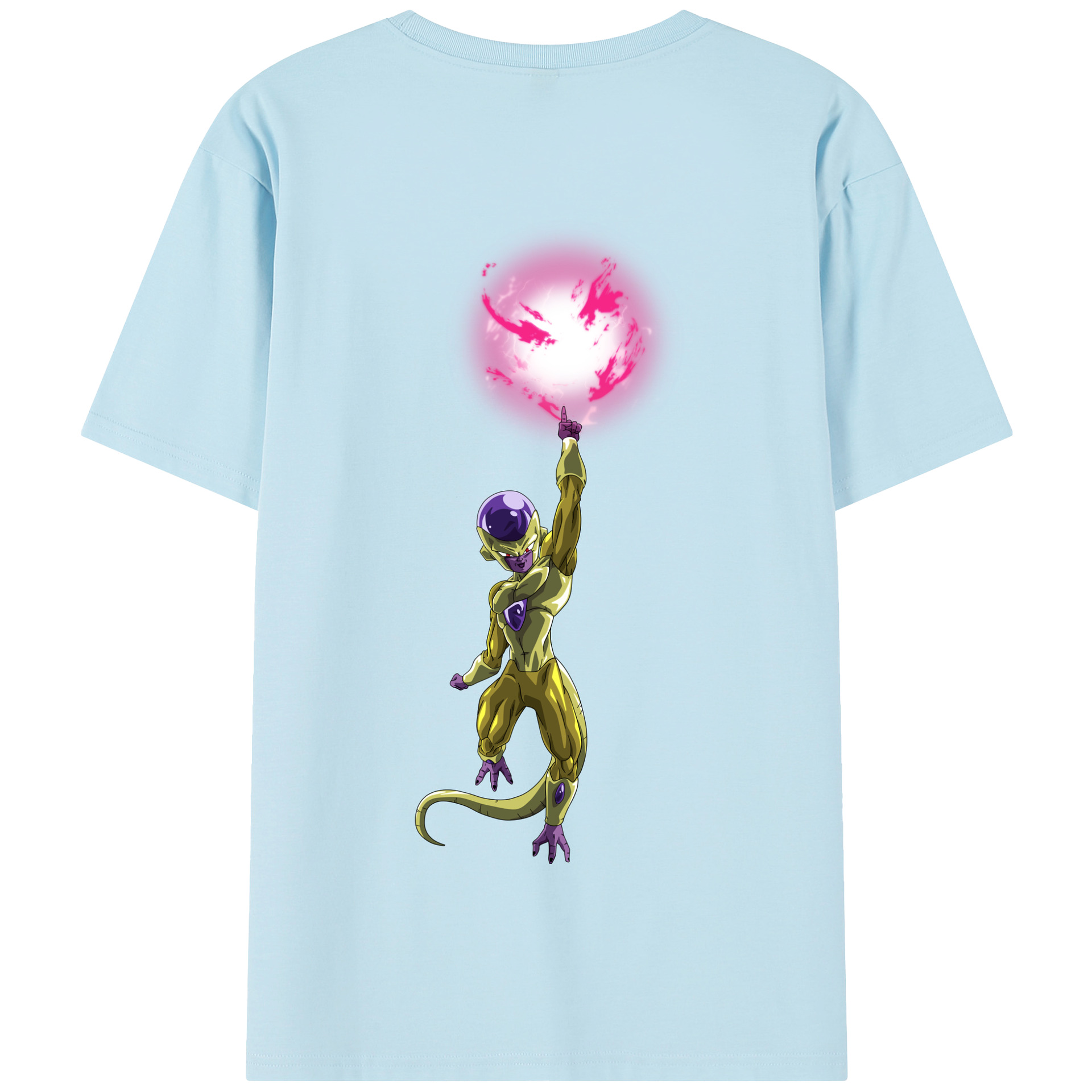 （画像用） ドラゴンボール フリーザ DRAGON BALL Frieza 綿100％半袖Tシャツ（背面プリント）